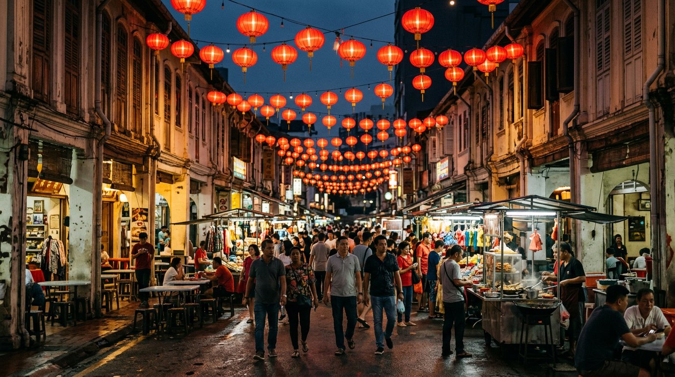 Petaling Street night market, KL Chinatown