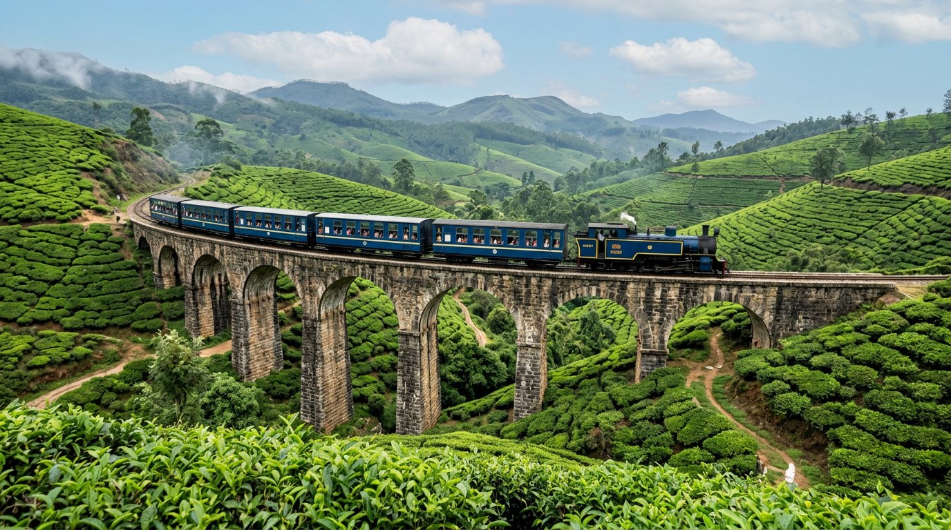 Nilgiri Mountain Railway climbing to Ooty