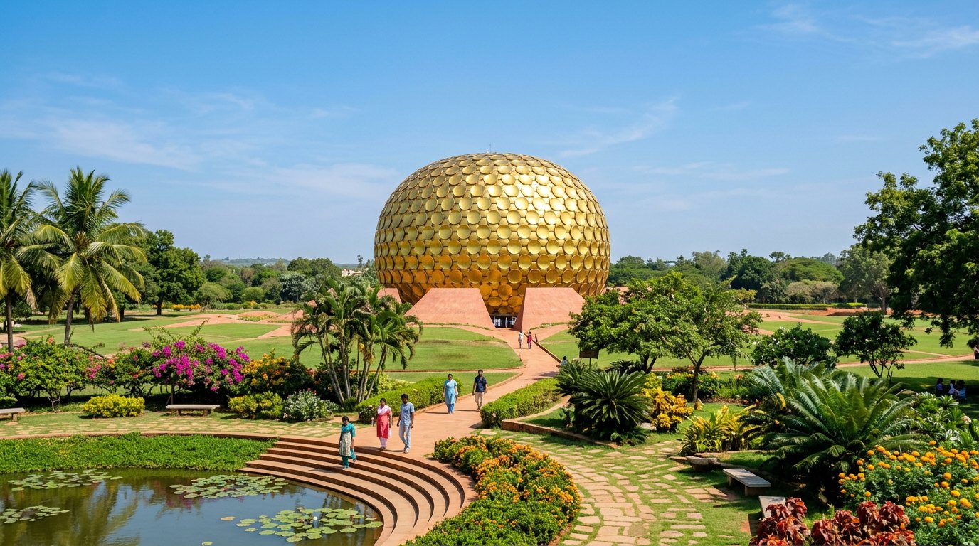 Matrimandir at Auroville