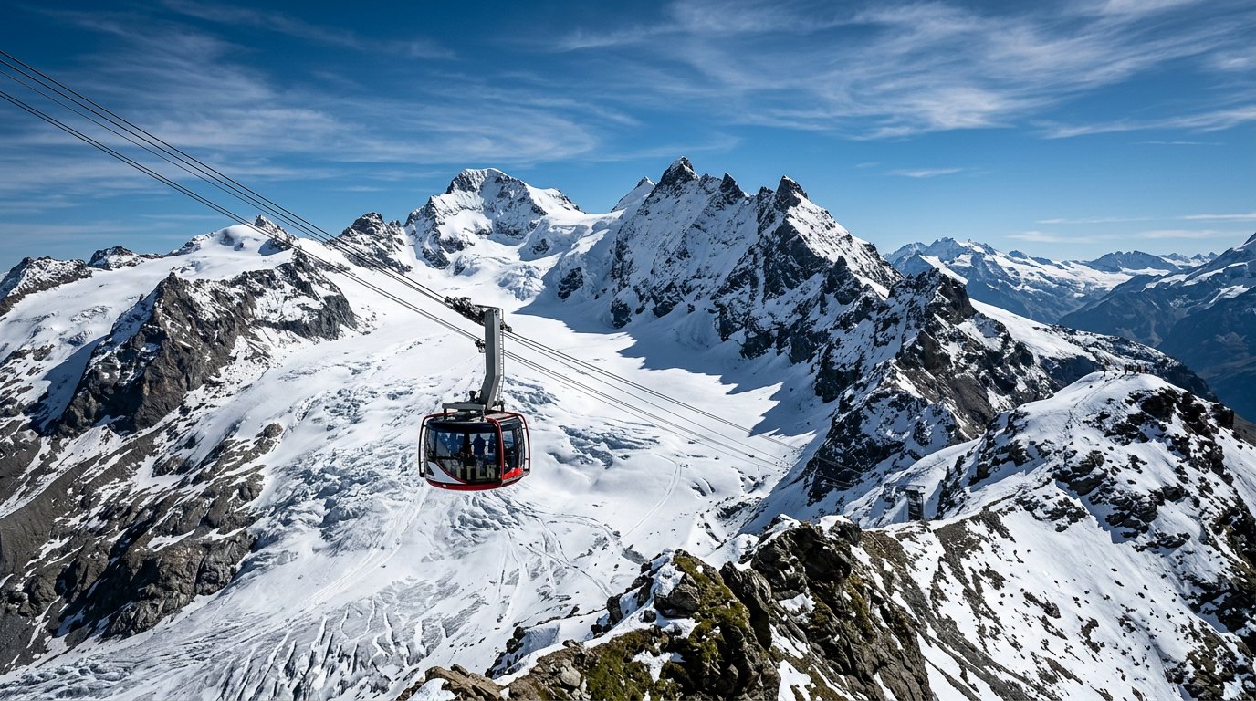 Rotair rotating cable car to Mount Titlis