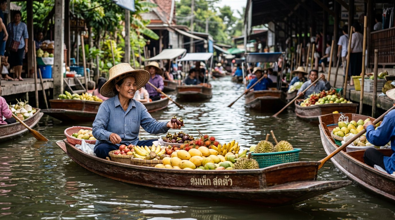 Damnoen Saduak floating market